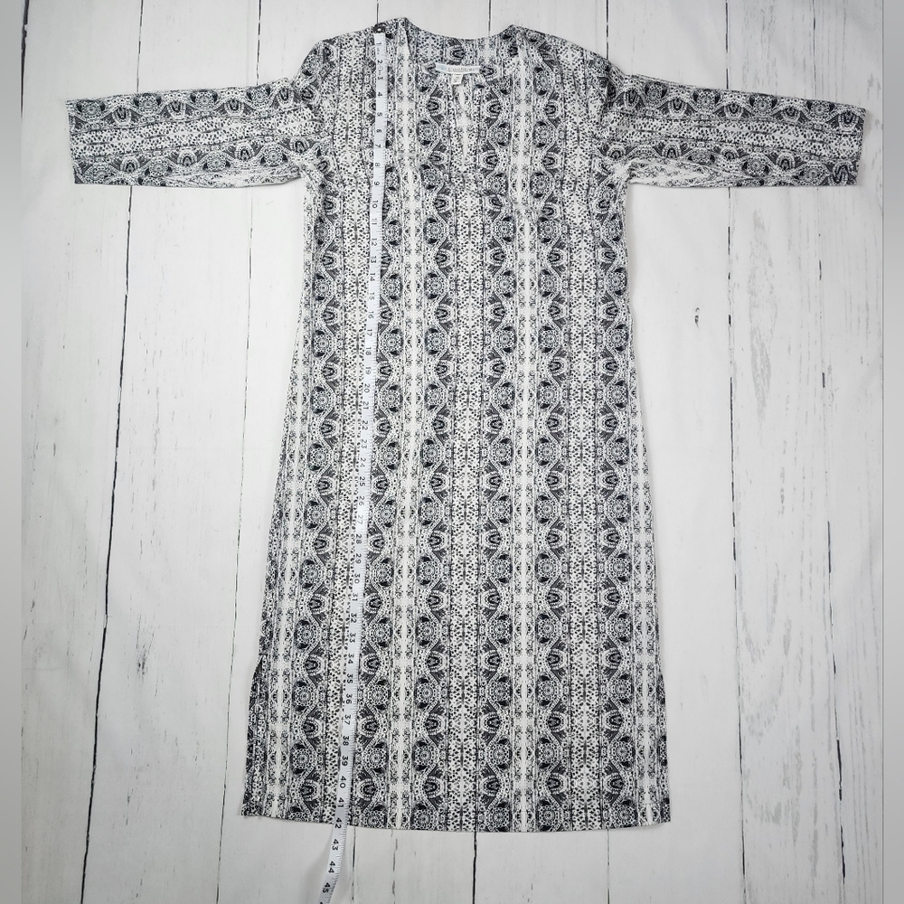 COOLIBAR FIJI Long Tunic, 3/4 Sleeve,  Modest Midi Dress UPF 50+  XS   MSRP$119 - Picture 4 of 10
